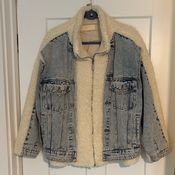 Blank NYC Cream Sherpa Jacket - Picture 6 of 6